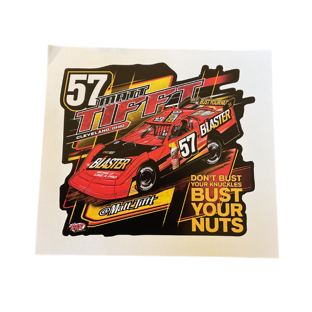 Matt Tifft x B’laster 57 Sticker